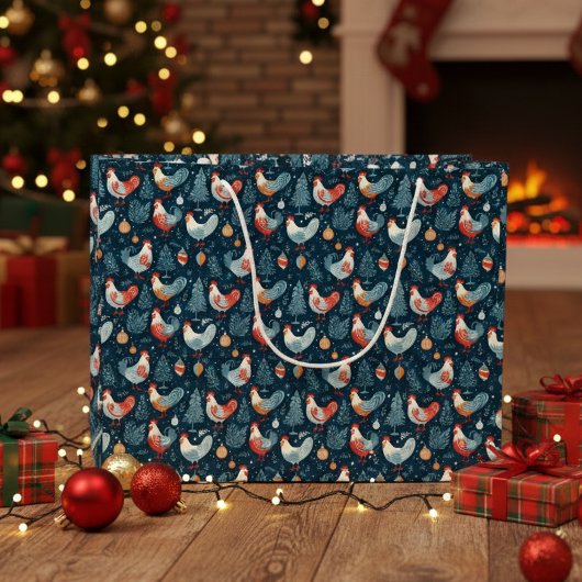 Weihnachts Huhn Große Geschenktüte
