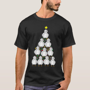 Weihnachts-Hühnerbaum Weihnachts-Pyjama zum Zusamm T-Shirt