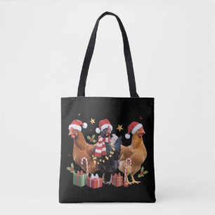 Weihnachts-Hühnerliebhaber-Geschenk Hühner Feierta Tasche