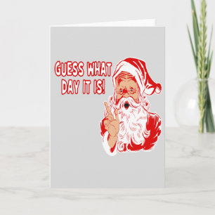 Weihnachts-Hump-Day-Kamelkarte Feiertagskarte