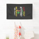 Weihnachts-Hund Attitüde Humor Banner (Insitu)