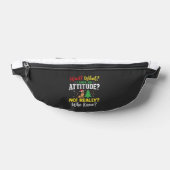 Weihnachts-Hund Attitüde Humor Bauchtasche (Ablage )