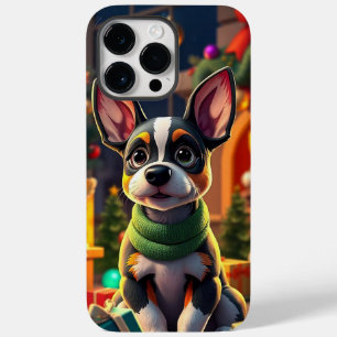 Weihnachts-Hund-Cozy-Raum-Festtag-Alltagsgebrauch Case-Mate iPhone 14 Pro Max Hülle