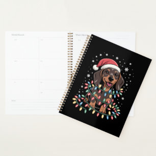Weihnachts Hund Dachshund Nikolaus Xmas Wiener Planer