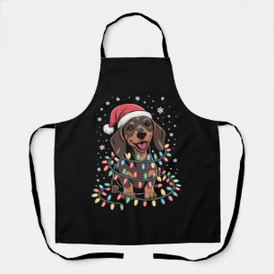 Weihnachts Hund Dachshund Santa Weihnachten Wiener Schürze