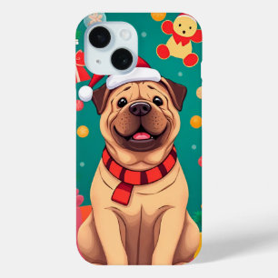 Weihnachts-Hund-Feiertags-Schutz für den täglichen Case-Mate iPhone Hülle