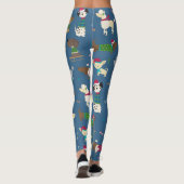 Weihnachts-Hund Niedliche Doggie Leggings (Rückseite)