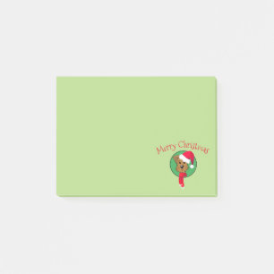 Weihnachts-Hund Post-it® Notizen 4 x 3