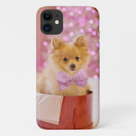 Weihnachts-Hund Welpengeschenk Gegenwart Case-Mate iPhone Hülle