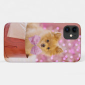 Weihnachts-Hund Welpengeschenk Gegenwart Case-Mate iPhone Hülle (Rückseite (Horizontal))