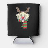 Weihnachts-Hund Xmas Rentier Labrador Holiday Dosenkühler (Vorderseite)