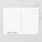 Weihnachts-Hunde Feiertag Cheer Postkarte (Rückseite)