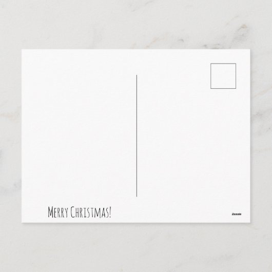 Weihnachts-Hunde Feiertag Cheer Postkarte (Rückseite)