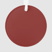 Weihnachts-Hunde-Ornament Ornament (Rückseite)
