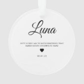 Weihnachts-Hundefoto Ornament (Rückseite)