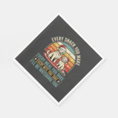 Weihnachts-Hundefreunde Snack beobachten Serviette (Ecke)