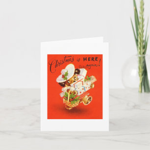 Weihnachts-Hundekarte Karte