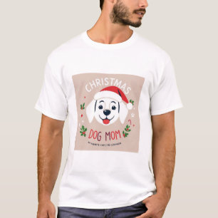 Weihnachts-Hundemama – Santa Paws T-Shirt