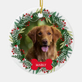 Weihnachts-Hundeschenke Geschenke für Heimtiere Be Keramik Ornament (Vorne)