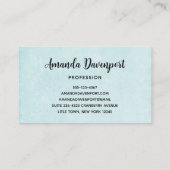 Weihnachts-Husky-Hund in einer Weihnachtsmannmütze Visitenkarte (Rückseite)