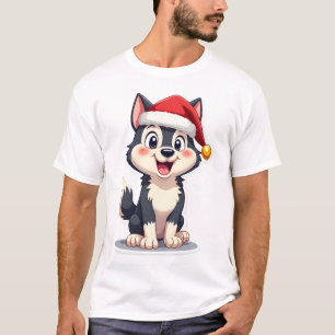 Weihnachts-Husky-Hundeliebhaber Malamute (2) T-Shirt