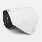 Weihnachts-Husky in Schneeflocken Krawatte (Gerollt)