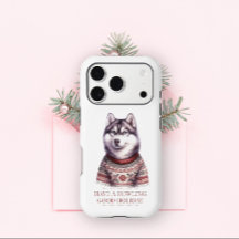 Weihnachts-Husky individuell