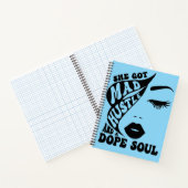 Weihnachts-Husteldesign für Frauengeschenk Notizblock (Innenseite)