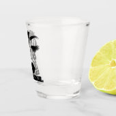 Weihnachts-Husteldesign für Frauengeschenk Schnapsglas (Rechts)