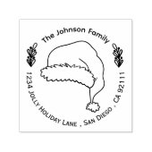 Weihnachts-Hutdel-Briefmarke Permastempel (Design)