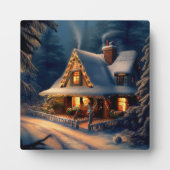 Weihnachts-Hütte 1 Fotoplatte (Vorderseite)