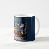Weihnachts-Hütte 1 Kaffeetasse (VorderseiteRechts)