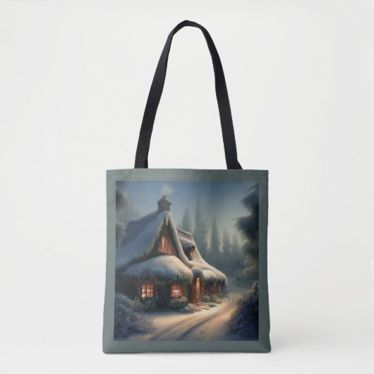 Weihnachts-Hütte 3 Tasche (Vorderseite)
