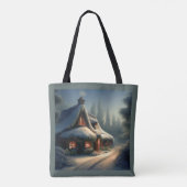 Weihnachts-Hütte 3 Tasche (Rückseite)