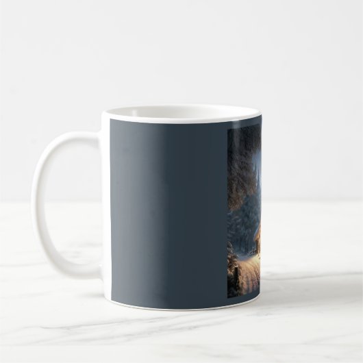Weihnachts-Hütte 5 Kaffeetasse (Links)