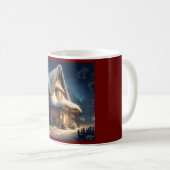 Weihnachts-Hütte 6 Kaffeetasse (VorderseiteRechts)