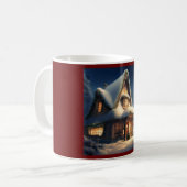 Weihnachts-Hütte 6 Kaffeetasse (Vorderseite Links)