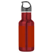 Weihnachts-Hütte 8 Edelstahlflasche (Rückseite)