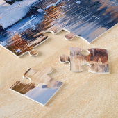 Weihnachts-Hütte am Snowy River Puzzle (Seite)