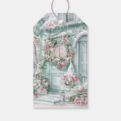 Weihnachts-Hütte Geschenkanhänger (Rückseite)