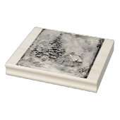 Weihnachts-Hütte Gummistempel (Stempel)