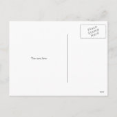 Weihnachts-Hütte Schneehaus Sonderbetrieb Winterur Feiertagspostkarte (Rückseite)