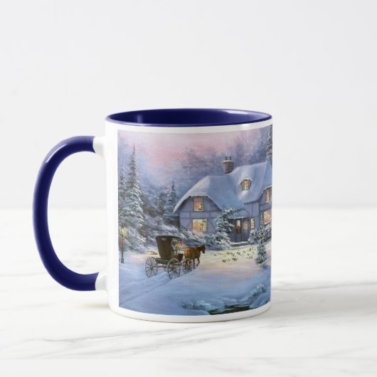 Weihnachts-Hütte Tasse (Links)