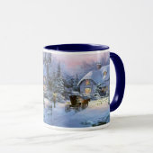 Weihnachts-Hütte Tasse (VorderseiteRechts)