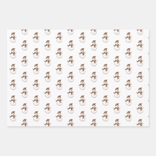 Weihnachts-Hyge-Wrapping Paper Flat Sheet Set 3 Geschenkpapier Set (Vorderseite 3)