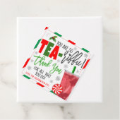 Weihnachts-Iced Tea-Geschenketiketten Geschenkanhänger (Beispiel)