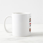 Weihnachts-ICON-FOTO-COLLAGE - Modern halten Kaffeetasse (Links)