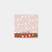Weihnachts-Icons-Muster Post-it Klebezettel (Vorderseite)