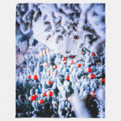 Weihnachts-Idyll anpassbar Fleecedecke (Vorderseite)