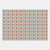 Weihnachts-Igel Geschenkpapier Set (Vorderseite 2)